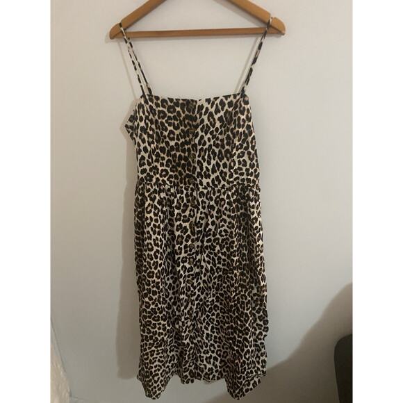 H&M Leopard Dress Size Large - Picture 4 of 10